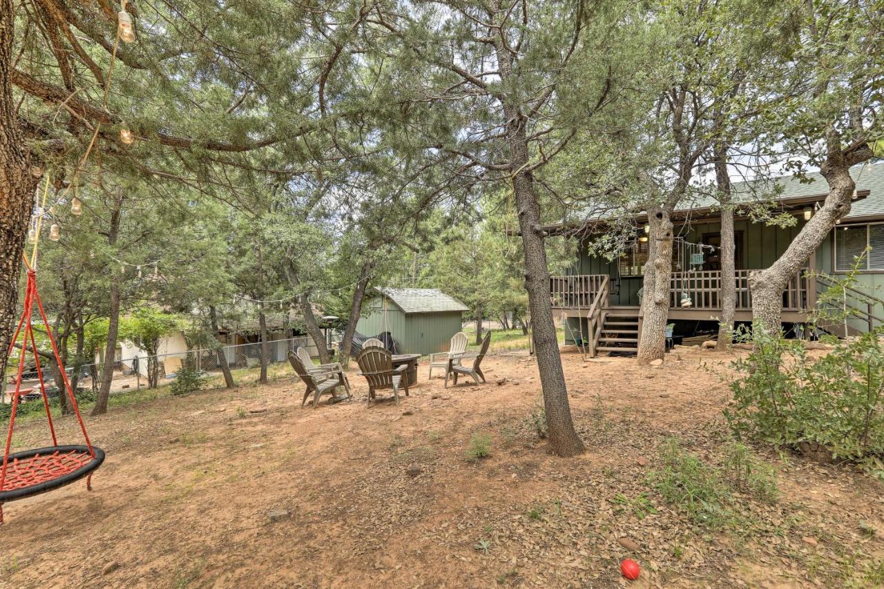 Bright Pine Cabin Direct Trail Access And Deck! Vila Exterior foto